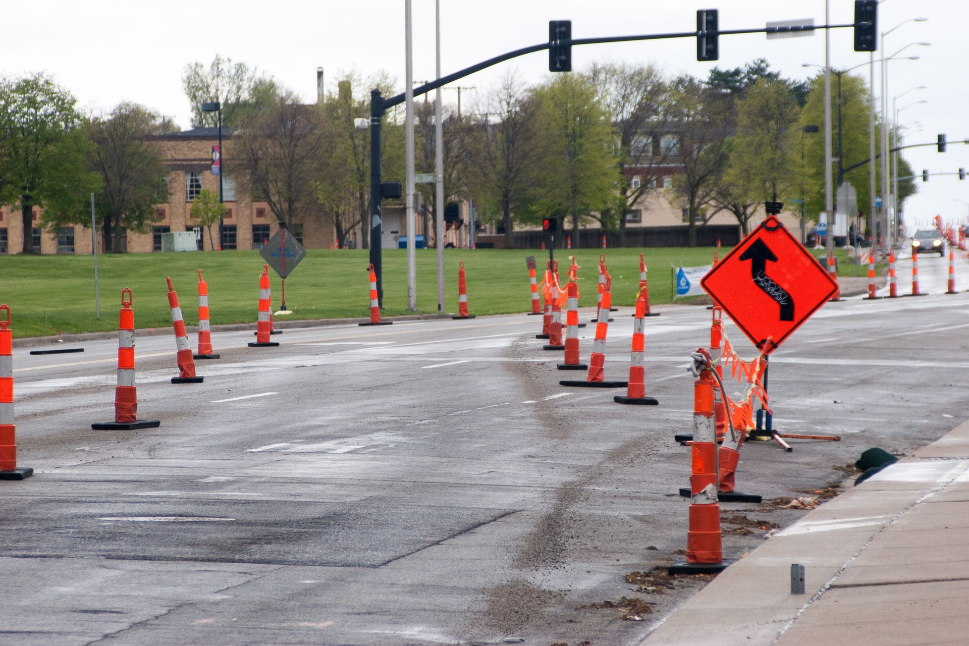 Cones Creating S-Curve